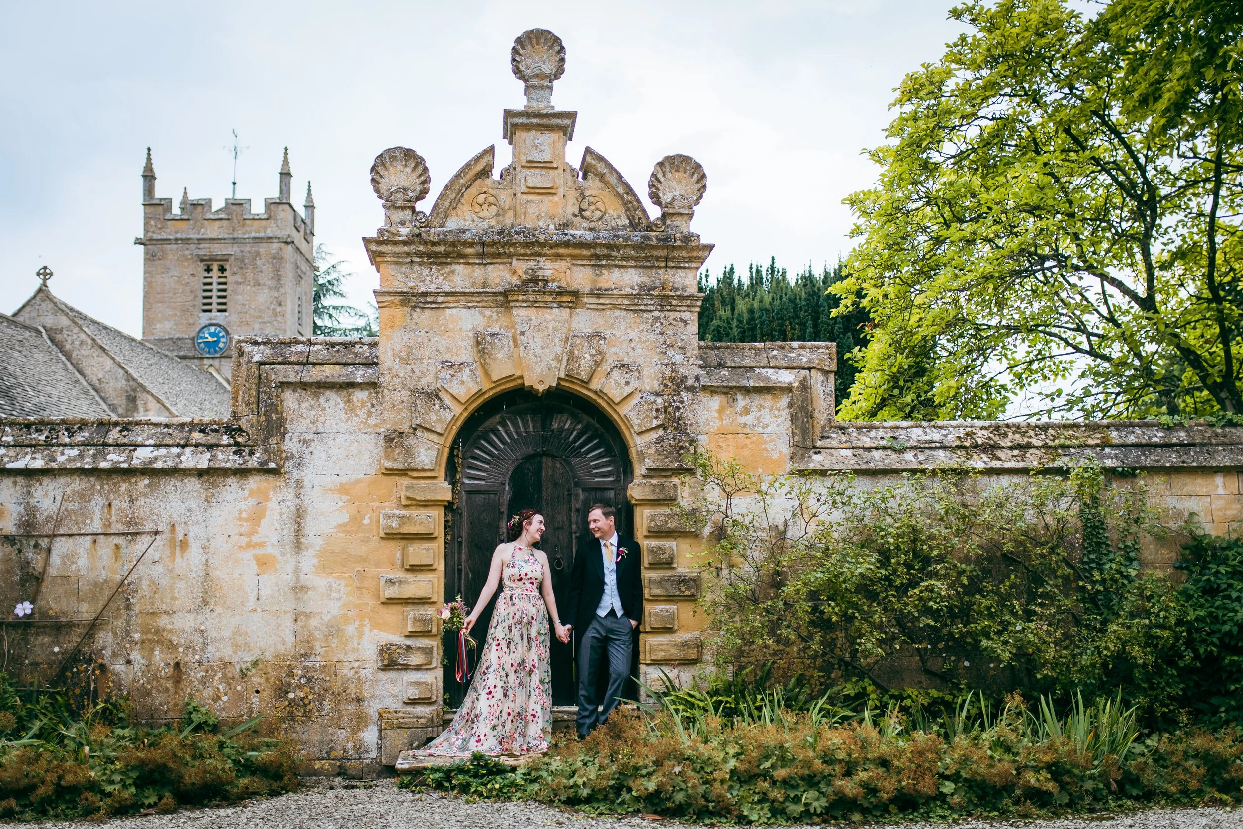 Historic archway wedding venue